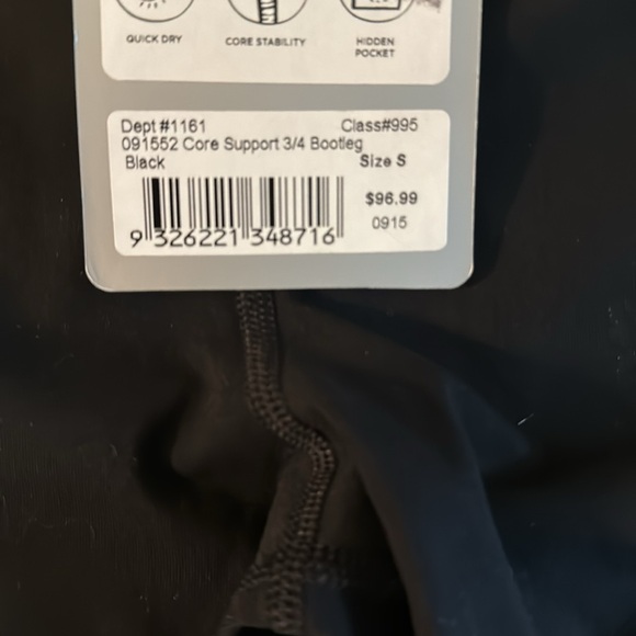 Lorna Jane Core Support 3/4 Bootleg - Picture 2 of 4